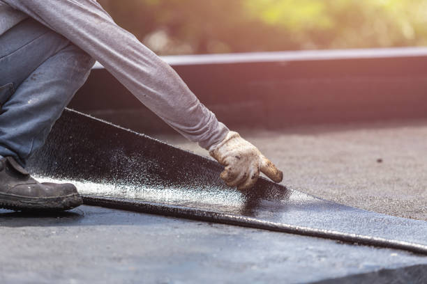 Professional Exterior Waterproofing technician working in Goodland, IN